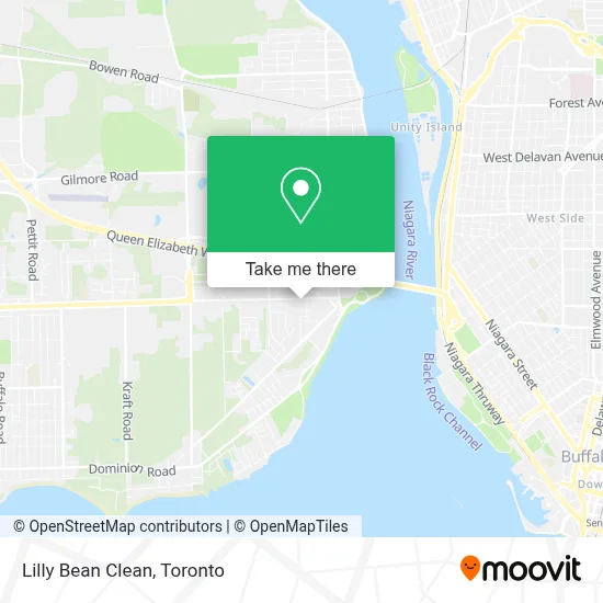 Lilly Bean Clean map