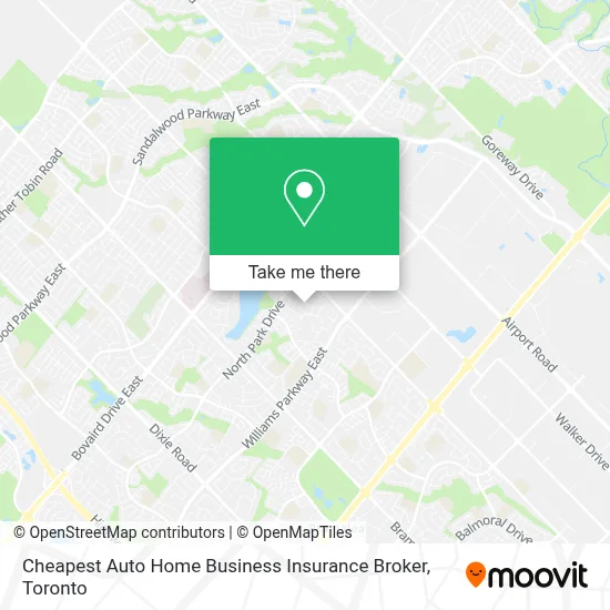 Cheapest Auto Home Business Insurance Broker map