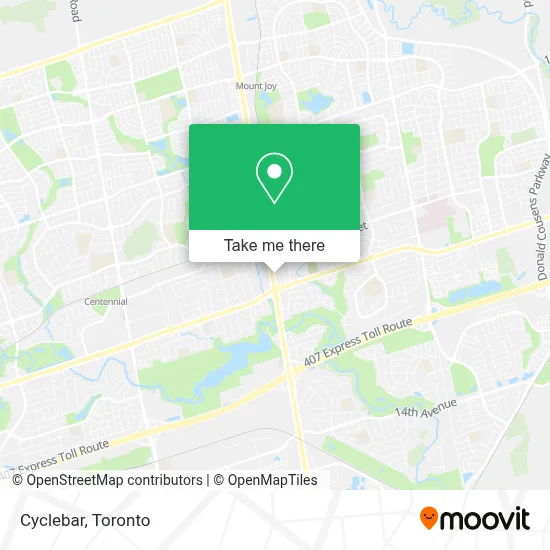 Cyclebar map