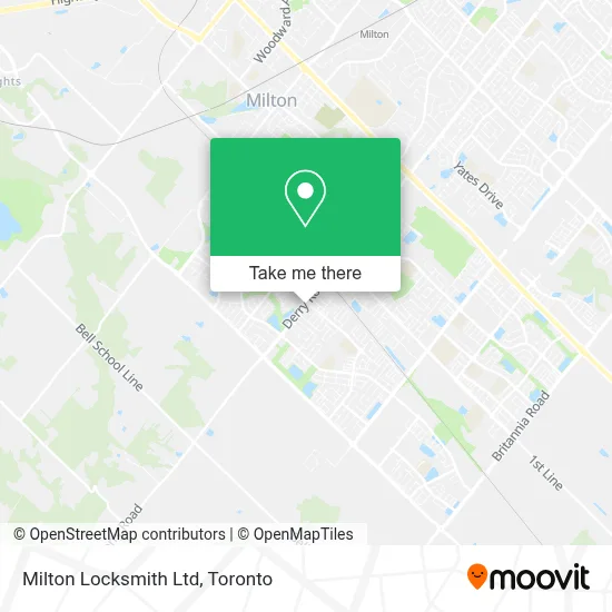 Milton Locksmith Ltd map