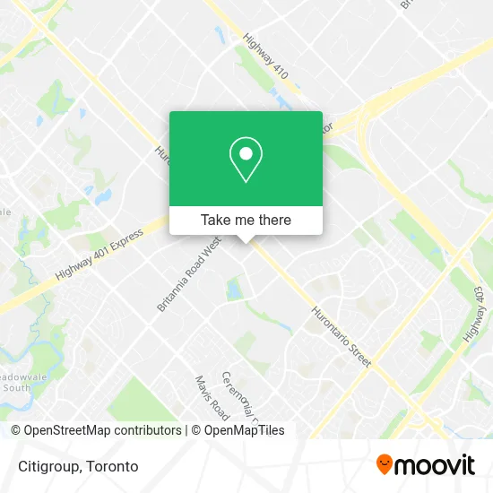 Citigroup map
