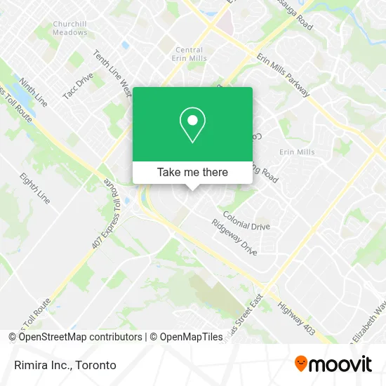 Rimira Inc. map