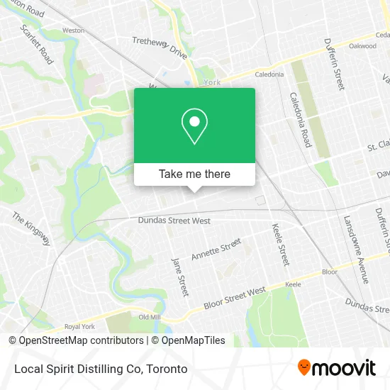 Local Spirit Distilling Co map