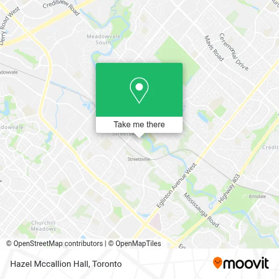 Hazel Mccallion Hall map