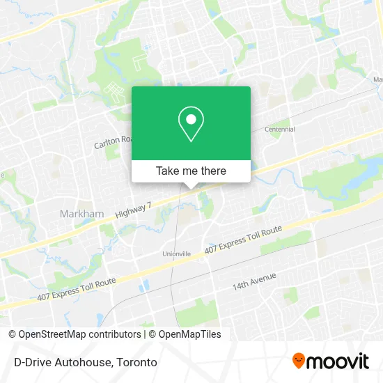D-Drive Autohouse map