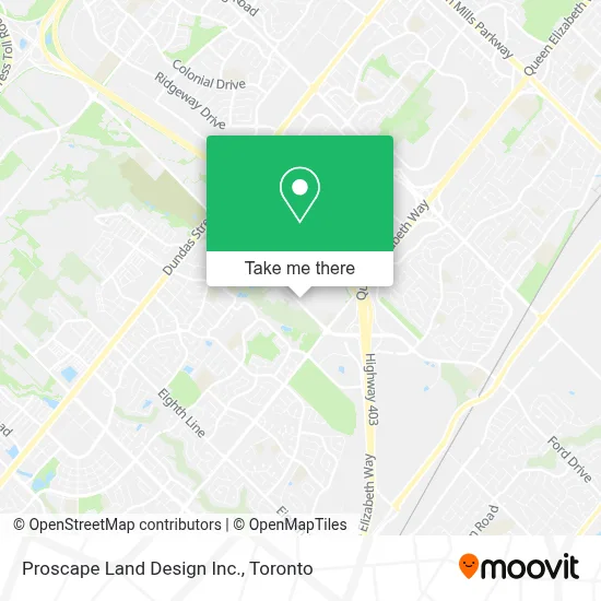 Proscape Land Design Inc. map
