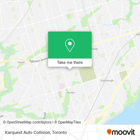Karquest Auto Collision map