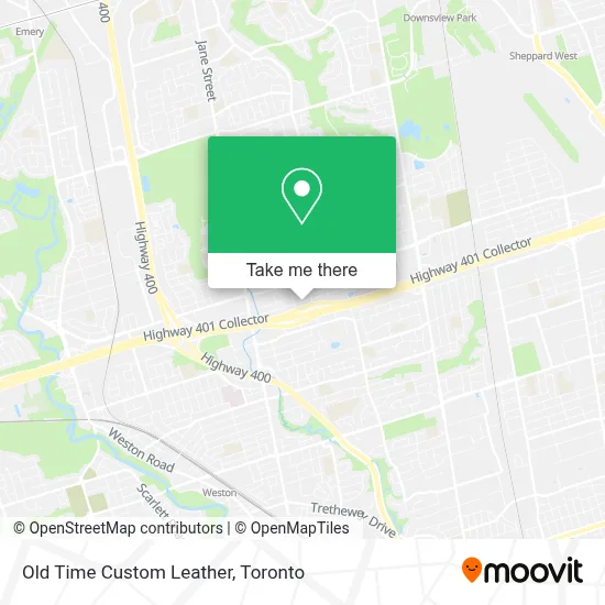 Old Time Custom Leather map
