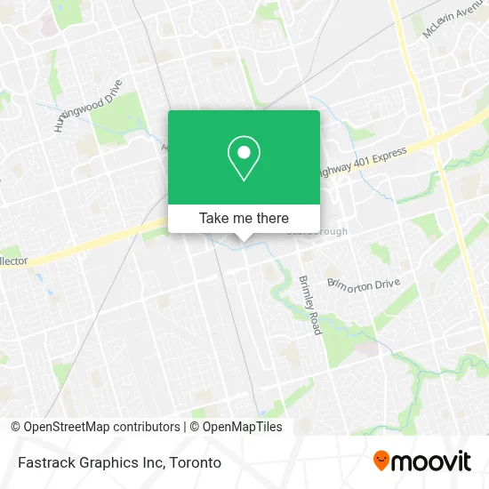 Fastrack Graphics Inc map
