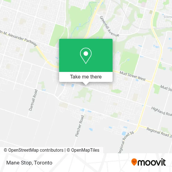 Mane Stop map