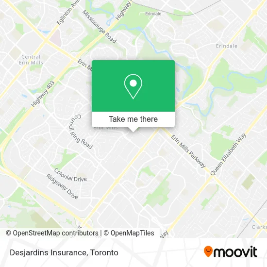 Desjardins Insurance map