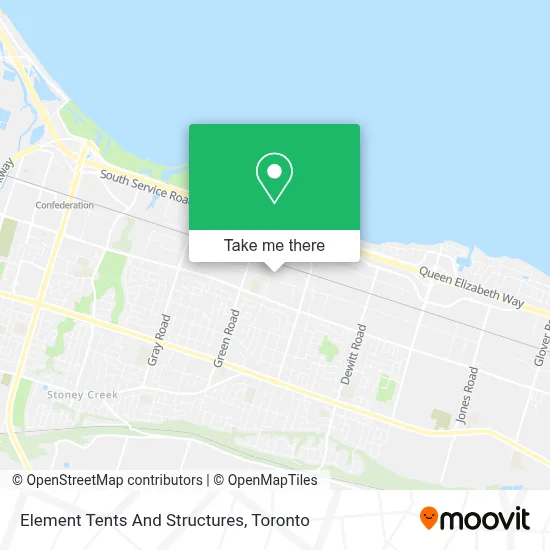 Element Tents And Structures map