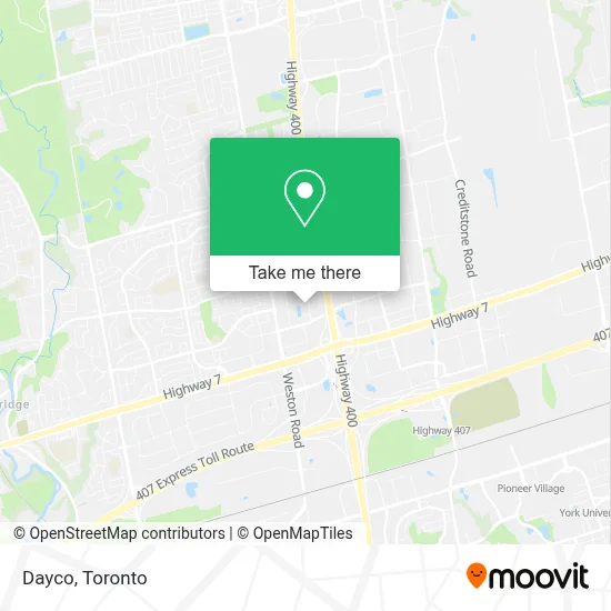 Dayco map