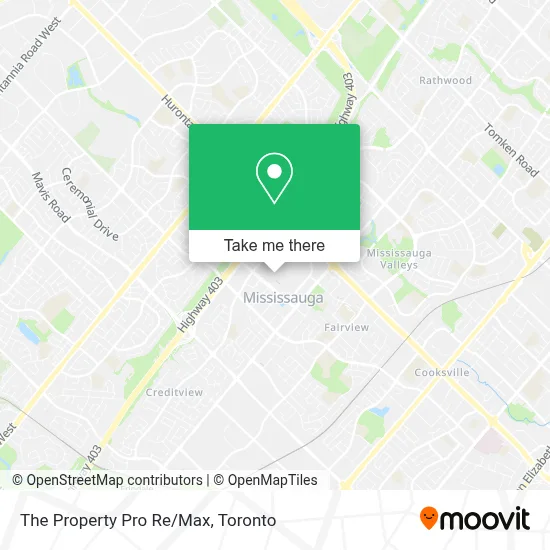 The Property Pro Re/Max map