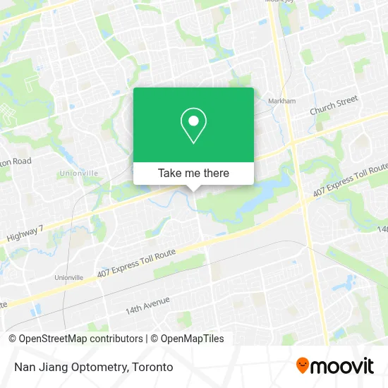 Nan Jiang Optometry map