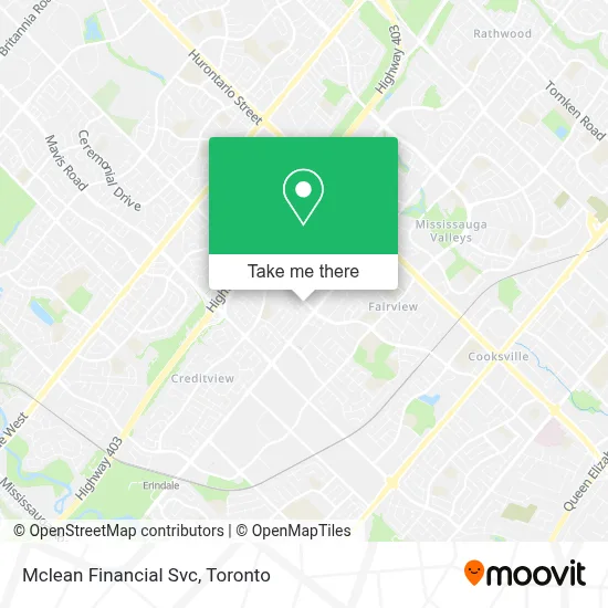 Mclean Financial Svc map