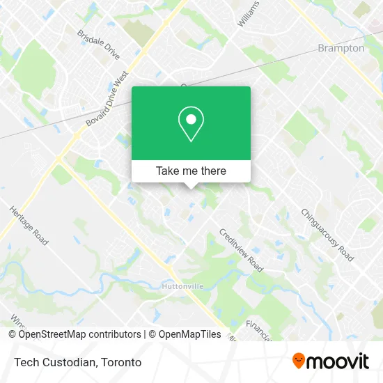 Tech Custodian map