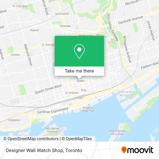 Designer Wall Watch Shop map