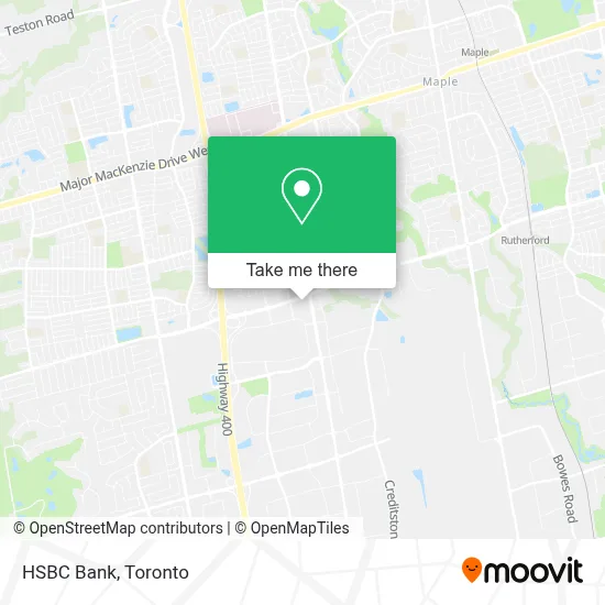 Hsbc Bank map