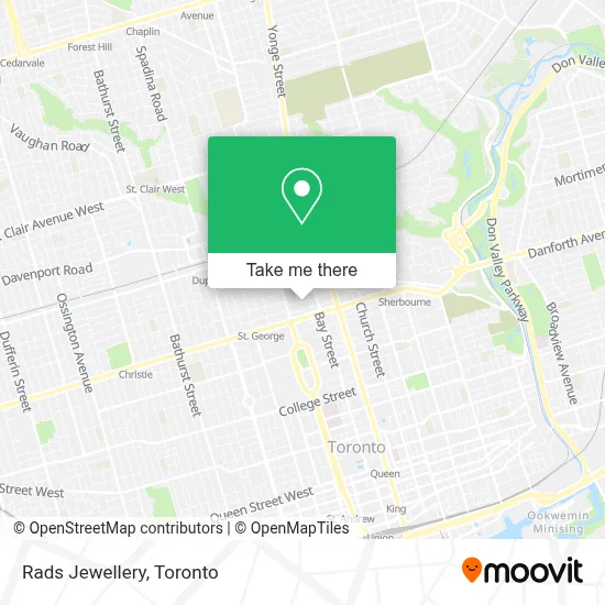 Rads Jewellery map