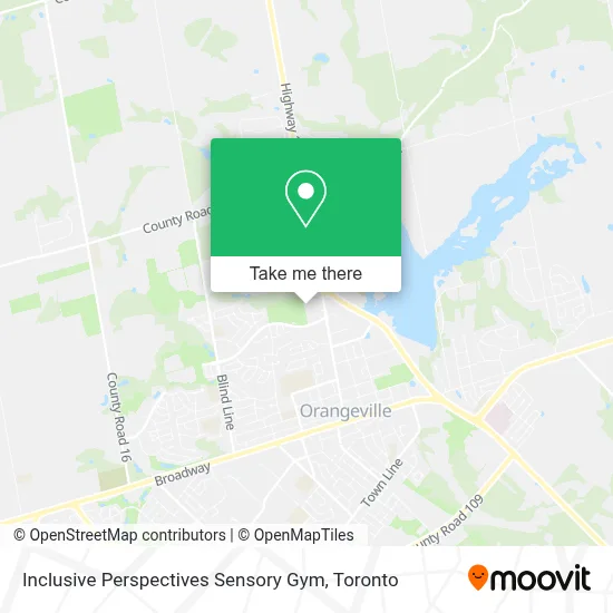 Inclusive Perspectives Sensory Gym map