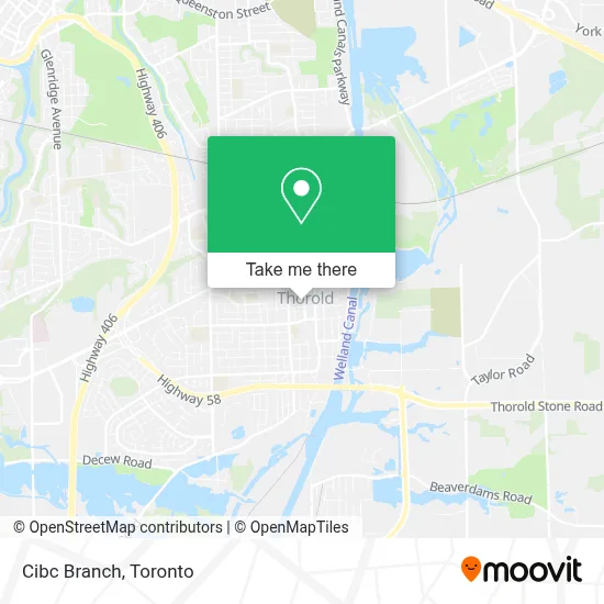 Cibc Branch map