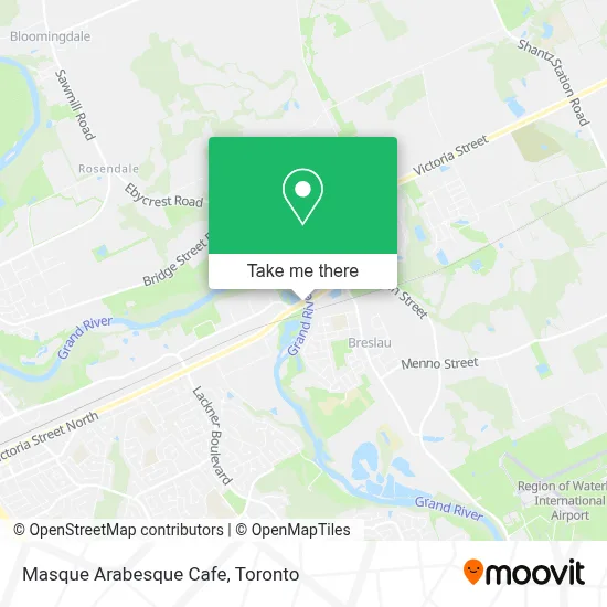 Masque Arabesque Cafe map