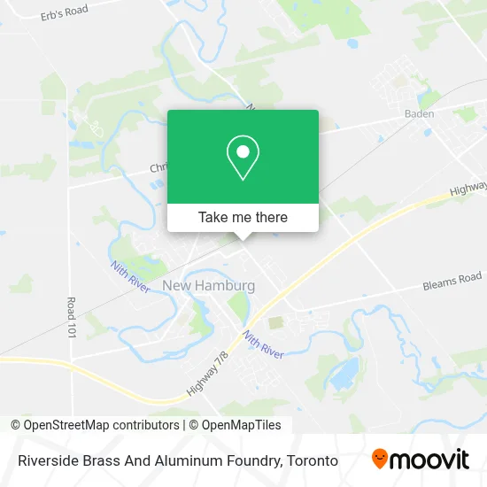 Riverside Brass And Aluminum Foundry map