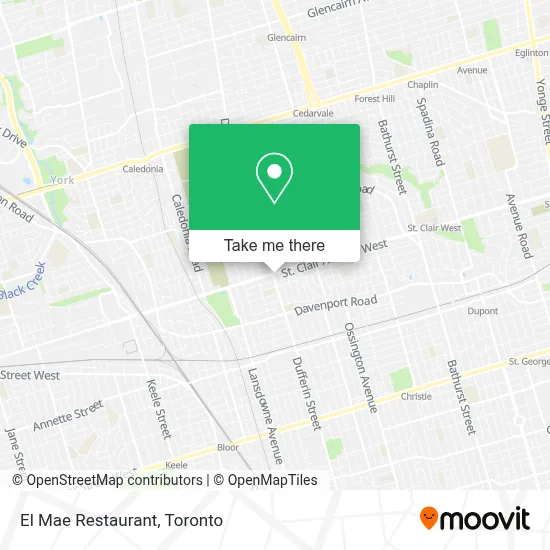 El Mae Restaurant map