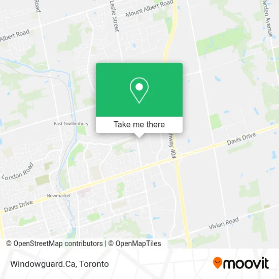 Windowguard.Ca map