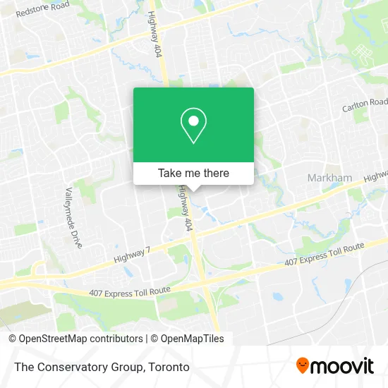 The Conservatory Group map