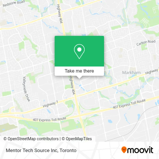 Mentor Tech Source Inc map