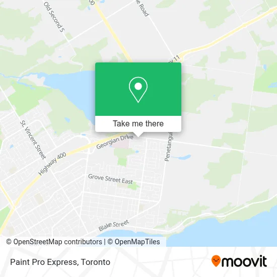 Paint Pro Express map