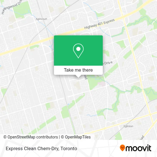 Express Clean Chem-Dry map