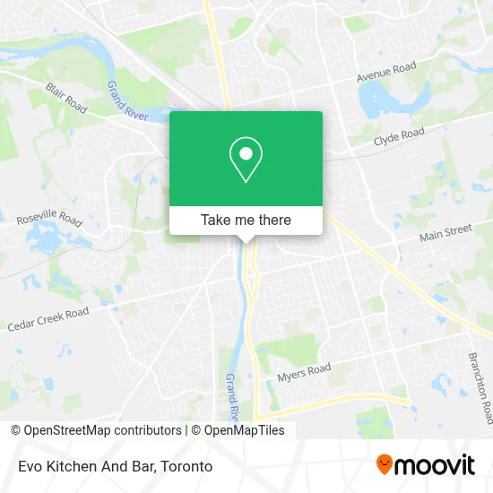 Evo Kitchen And Bar map