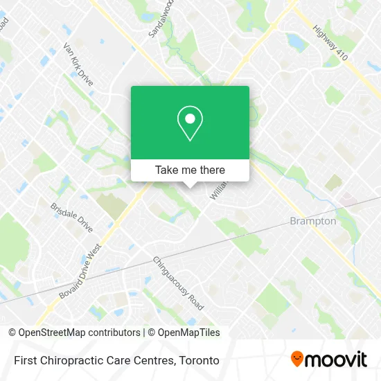 First Chiropractic Care Centres map