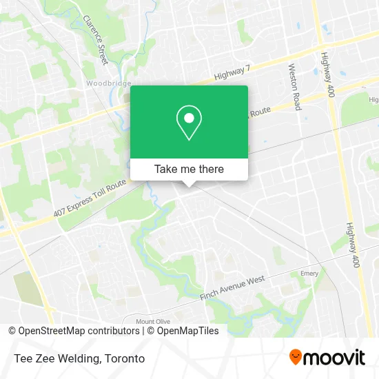 Tee Zee Welding map