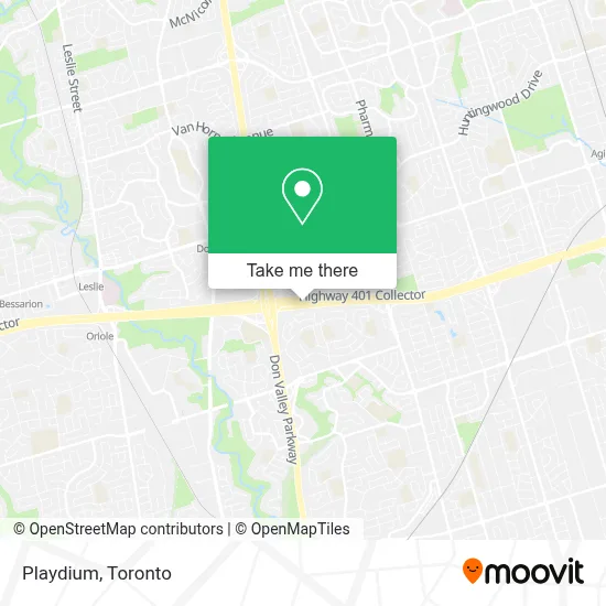Playdium map