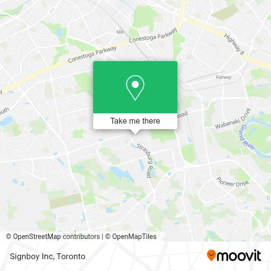 Signboy Inc map