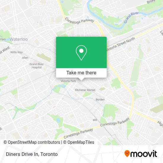 Diners  Drive In map