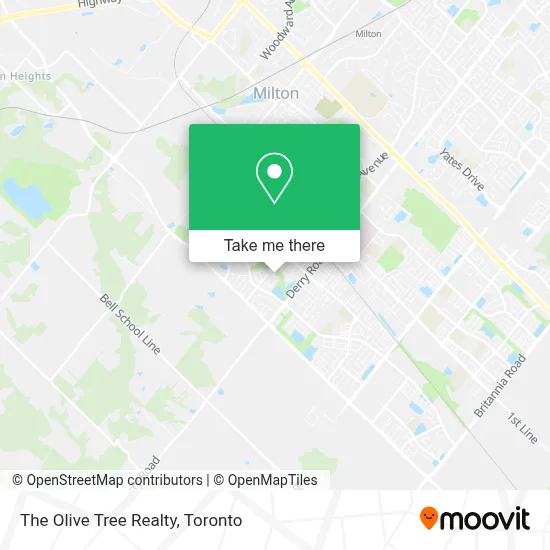 The Olive Tree Realty map