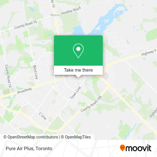 Pure Air Plus map