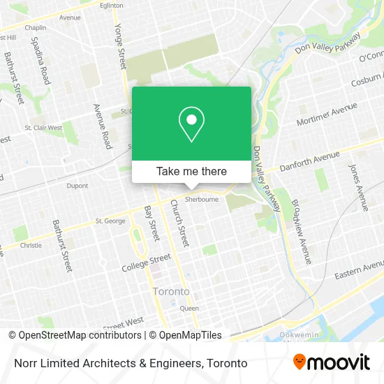 Norr Limited Architects & Engineers map