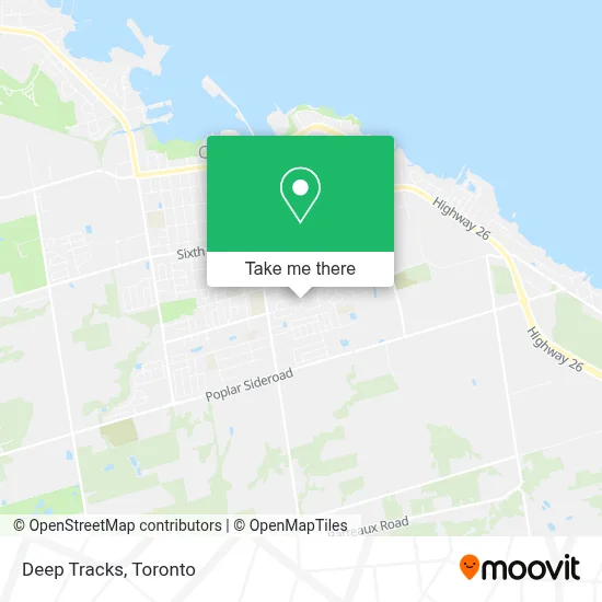 Deep Tracks map