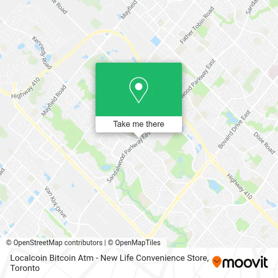 Localcoin Bitcoin Atm - New Life Convenience Store map