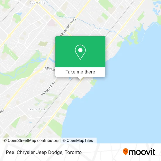 Peel Chrysler Jeep Dodge map
