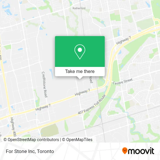 For Stone Inc map