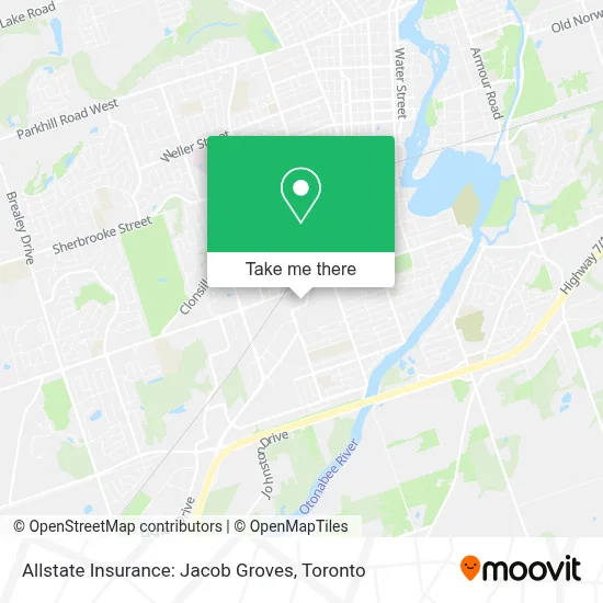 Allstate Insurance: Jacob Groves map