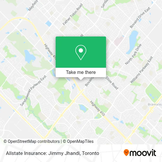 Allstate Insurance: Jimmy Jhandi map