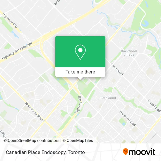 Canadian Place Endoscopy map